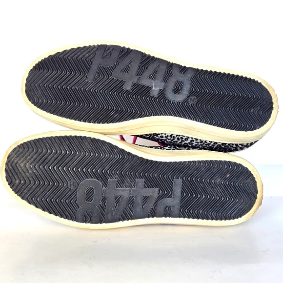 p448 zebra print sneaker with pink laces size 39 - Picture 6 of 8